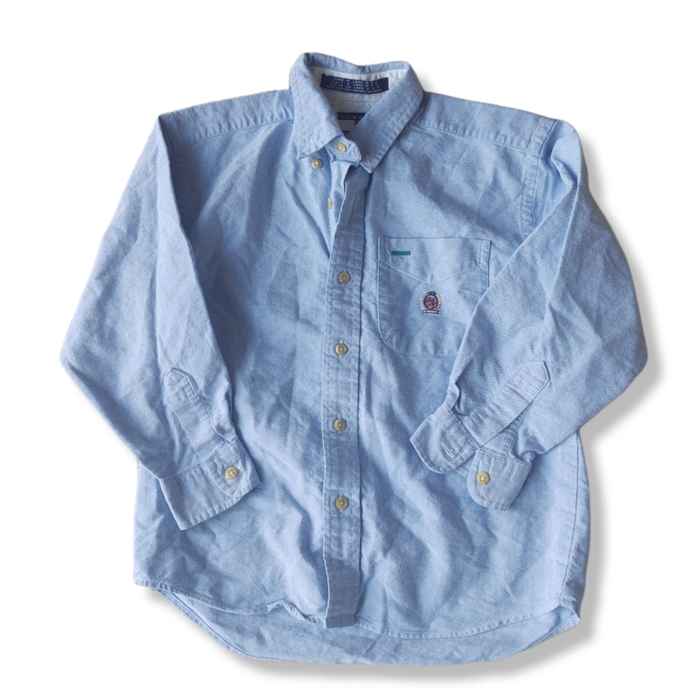 Tommy Hilfiger Boys Blue Button Down